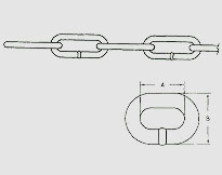 LIBERTY COIL CHAIN STRAIGHT LINK,ZP