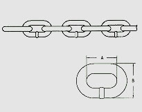 MACHINE CHAIN STRAIGHT LINK,ZP