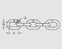 PROOF COIL CHAIN G30, U.S. TYPE NACM8490