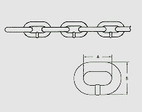 U.K.TYPE MEDIUM LINK CHAIN