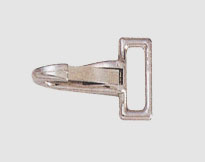 DIE  CASTING FIX LOOP SPRING SNAP,zinc alloy,nickel plated