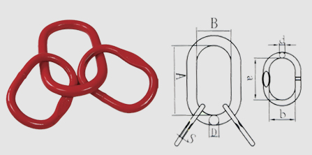 G80 WELDED MASTER LINK ASSEMBLY U.S.TYPE MA-347