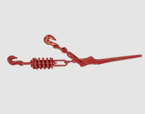 SNUBBER-SPRING LOAD BINDER,painted red