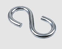 STAINLESS STEEL S LIGHT HOOK,a.i.s.i. 304 or 316