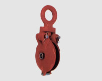 RED SNATCH BLOCK WITH EYE