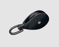 SINGLE PULLEY WITH SWIVEL ,ZP OR BLACK PAINTED