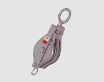 SNATCH BLOCK MODEL S ,OPEN TYPE,OVAL EYE ,DOUBLE WHEEL