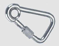 OBLIQUE ANGLE SNAP HOOK WITH SCREW AND EYE,ZP