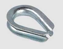 U.S TYPE EXTRA HEAVY DUTY WIRE ROPE THIMBLE ,H.D.G