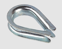 U.S TYPE STANDARD WIRE ROPE THIMBLE ,ZP OR H.D.G
