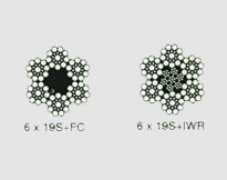 6X19S LINE CONTACTED WIRE ROPE